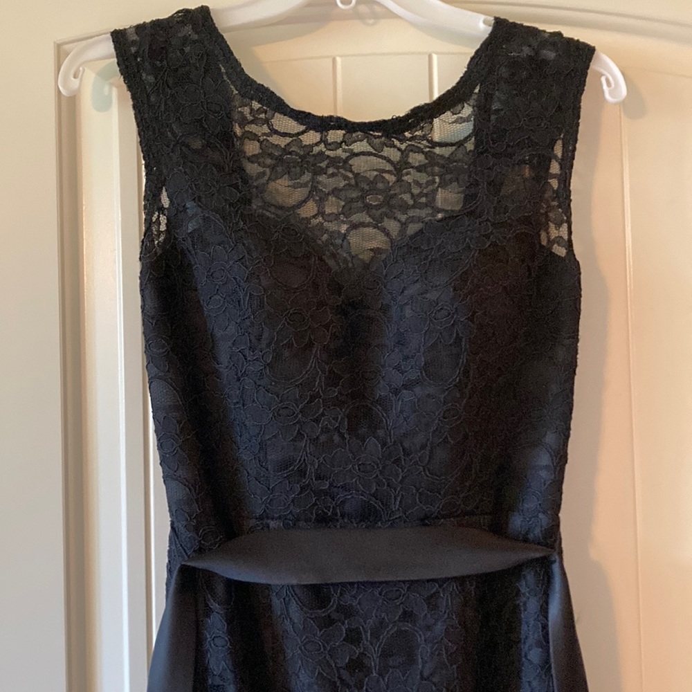 Mori Lee Black Lace Formal Dress